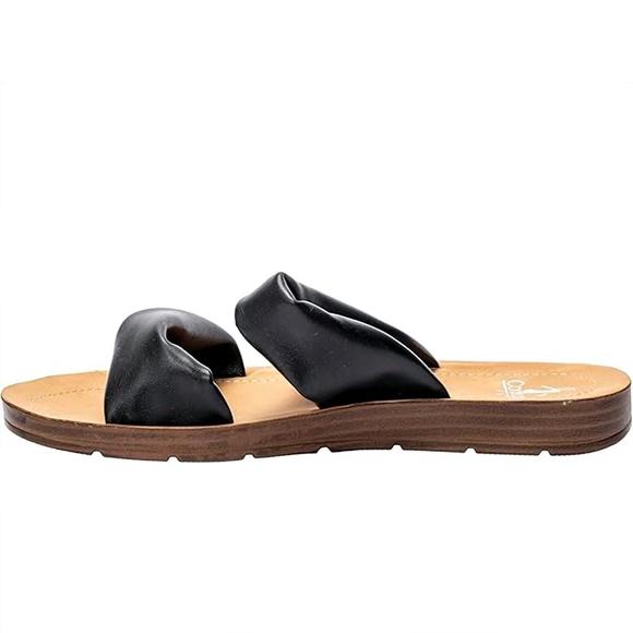NEW CORKYS FOOTWEAR women's with a twist sandals in black - Picture 3 of 6